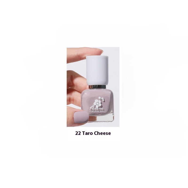 Wutering Water-based Quick-drying Baking-free Long-lasting Tearable Popular Color White Fragrance-retaining Nail Polish