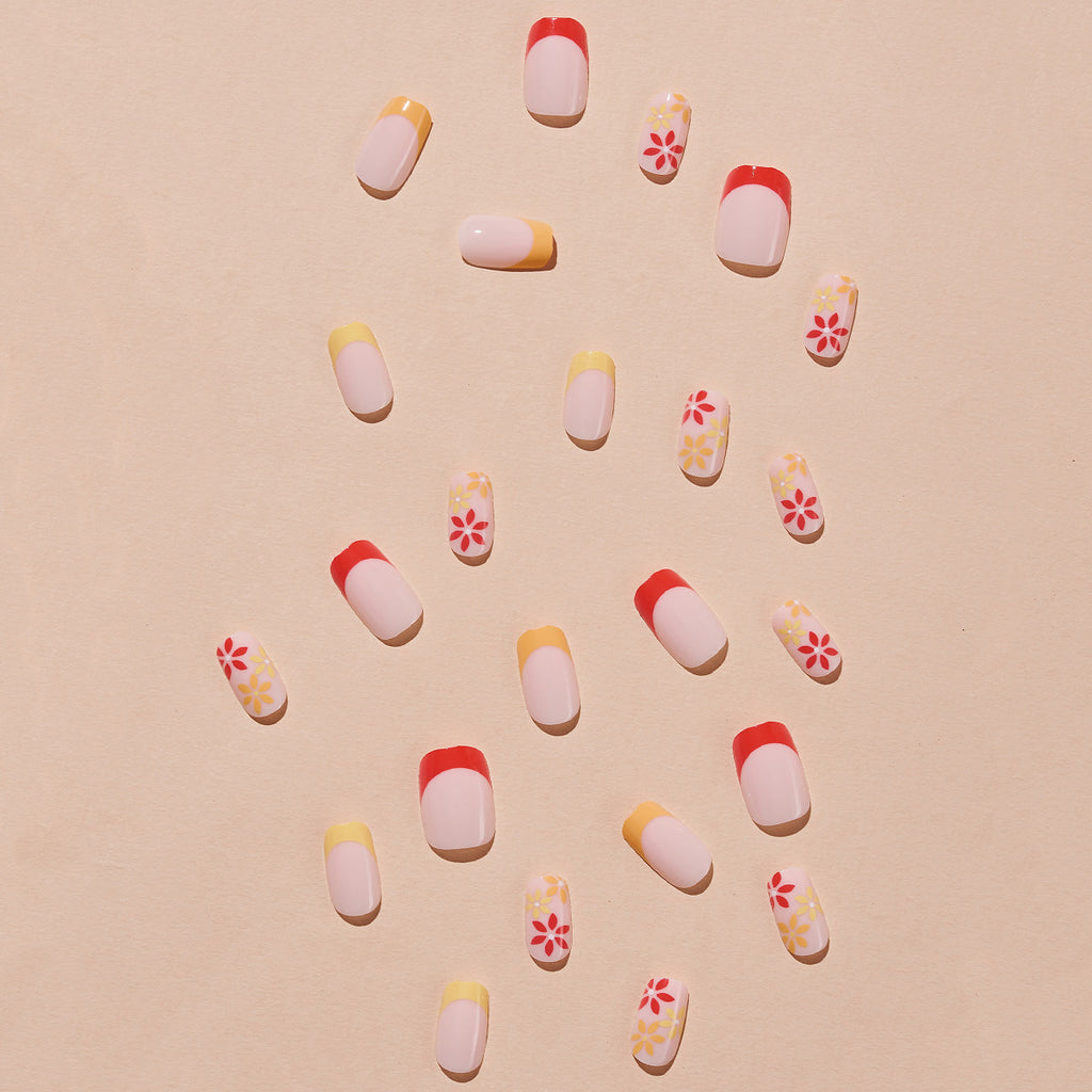 Color French Edge Nail Stickers