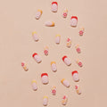 Color French Edge Nail Stickers