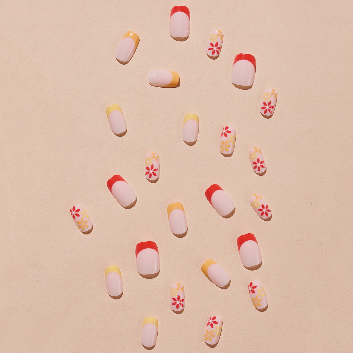 Color French Edge Nail Stickers