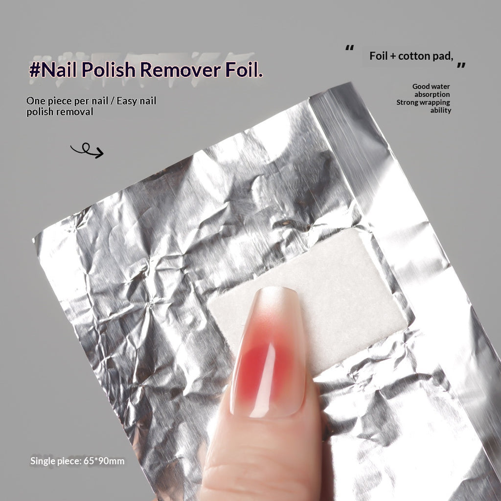 Nail Polish Remover Foil For Removing Gel Or Acrylic Nails