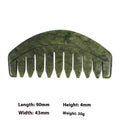 Dual-purpose Scraping Scalp Meridian Portable Head Massage Jade Comb