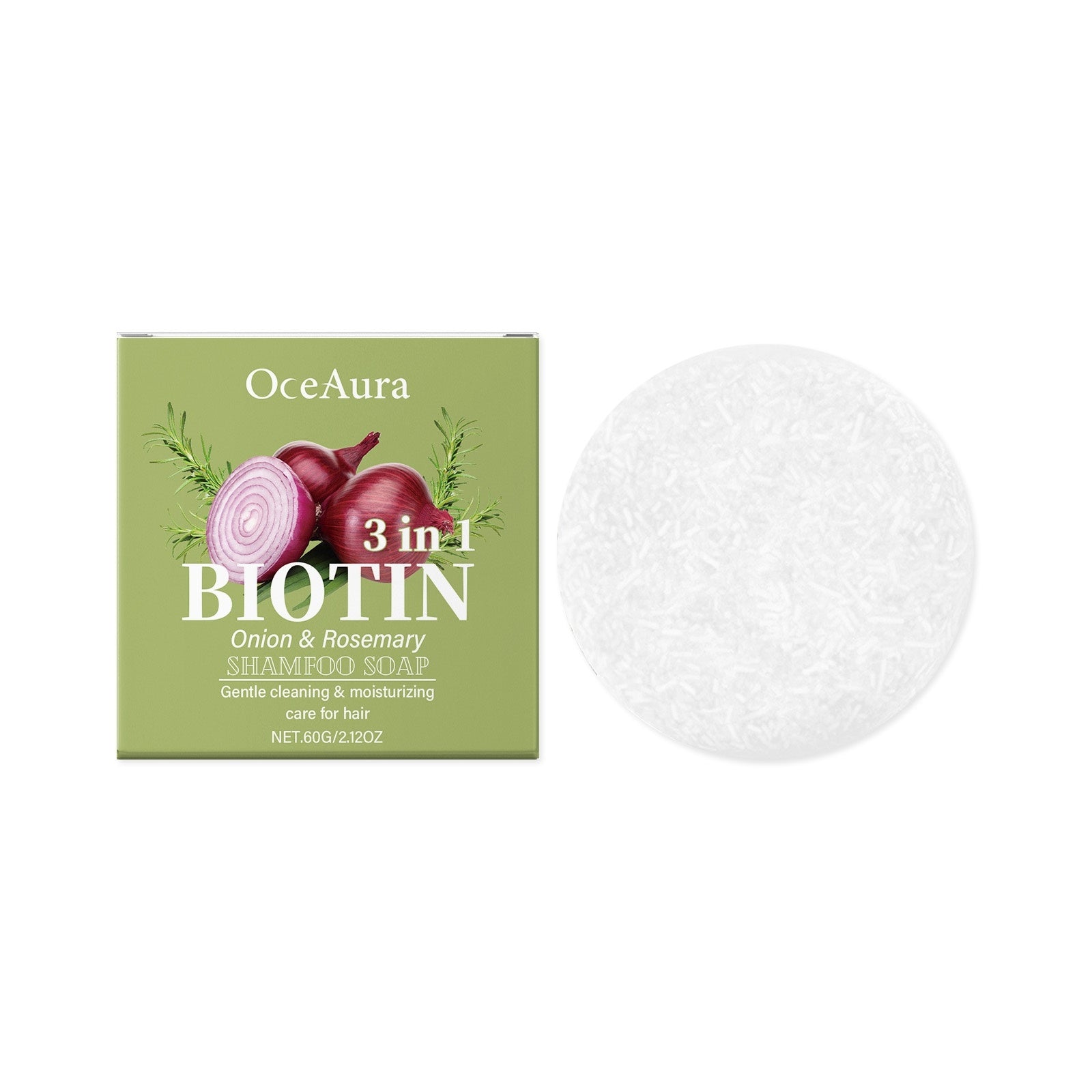OceAura Onion And Rosemary Shampoo Soap