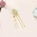 Antique Hanfu Headdress Tassel Bride Hairpin Step Shaking Insert Comb Hair Jewelry