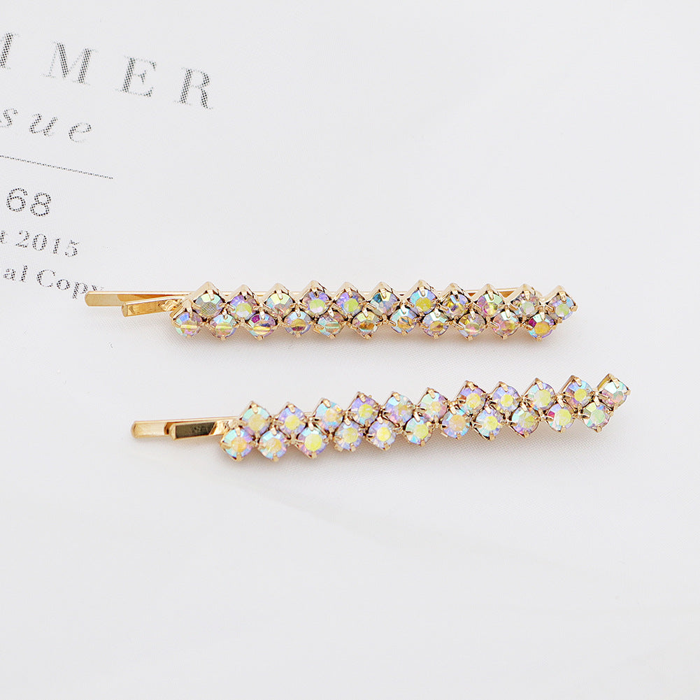 Ins Rhinestone Hairpin Headdress Women