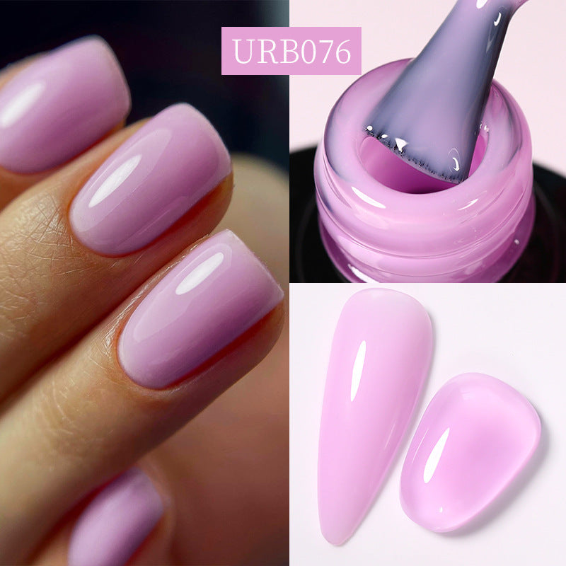 UR Sugar Reinforced Long-lasting No-file Base Coat With Shimmering Glitter Gel Polish