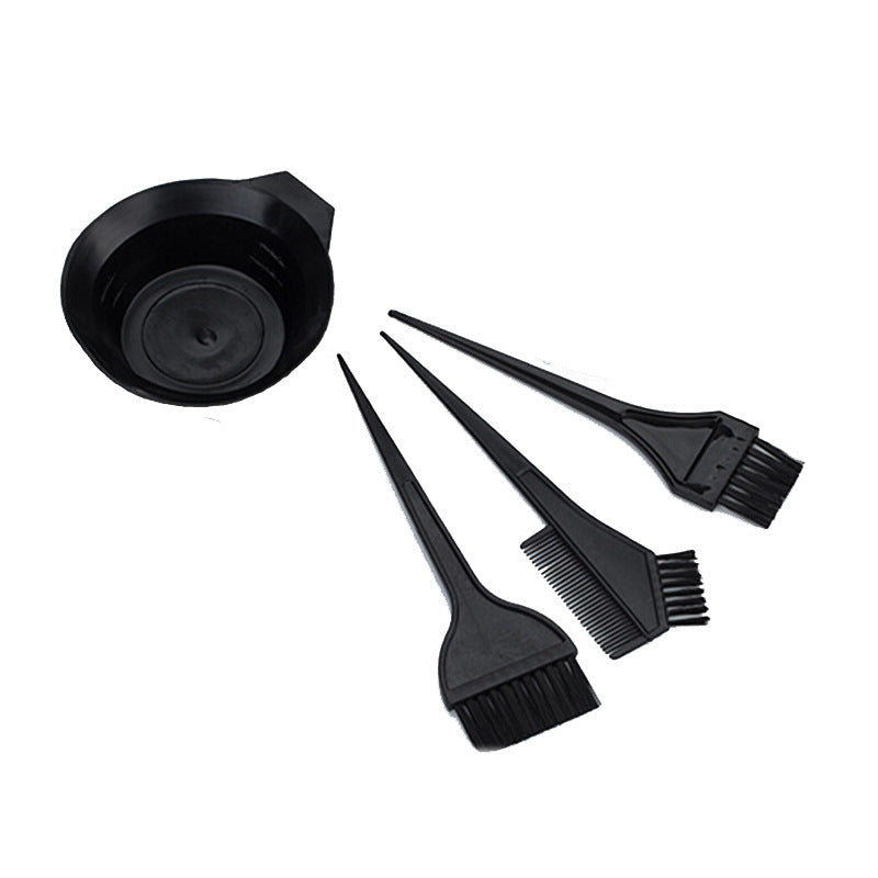 Four-piece Household Hair Dyeing Bowl Comb