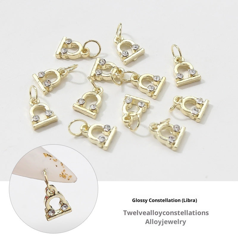 Constellation Ring Alloy Accessory 3D Nail Art