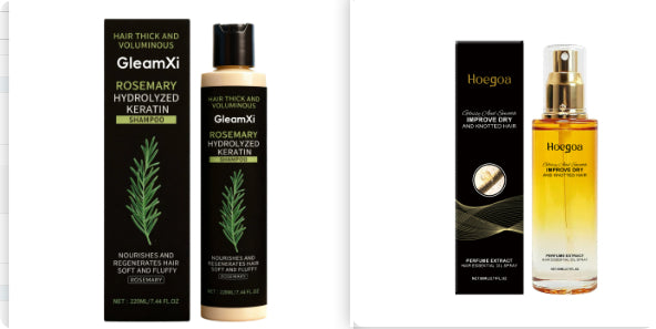 GleamXi Rosemary Hydrolyzed Keratin Rich Shampoo