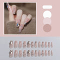 False Nail Wear Armor Diamond In The Debris Finished Nail Beauty