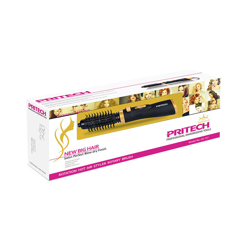 Hot Air Comb Rotary Electric Curling Rod Curling And Straightening