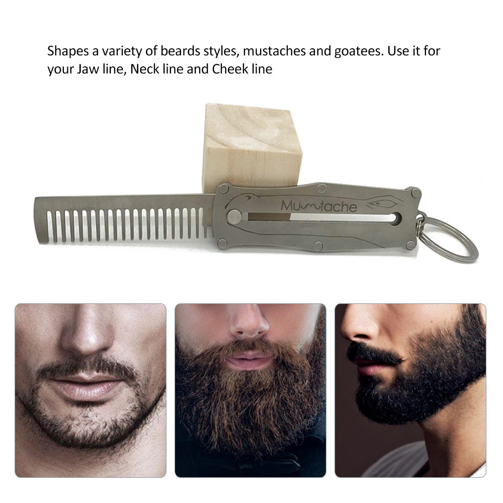 Stainless Steel Telescopic Comb Portable Man