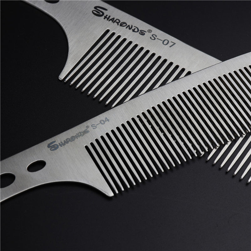 Hairdresser Stainless Steel Dense Tooth Comb