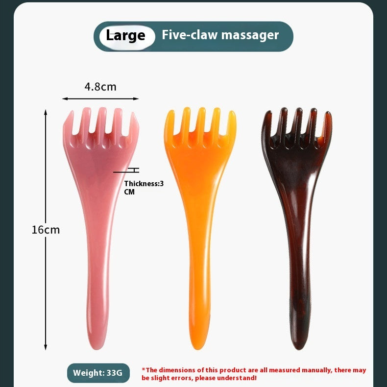 Five-claw Massage Comb Head Meridian Acupuncture Points