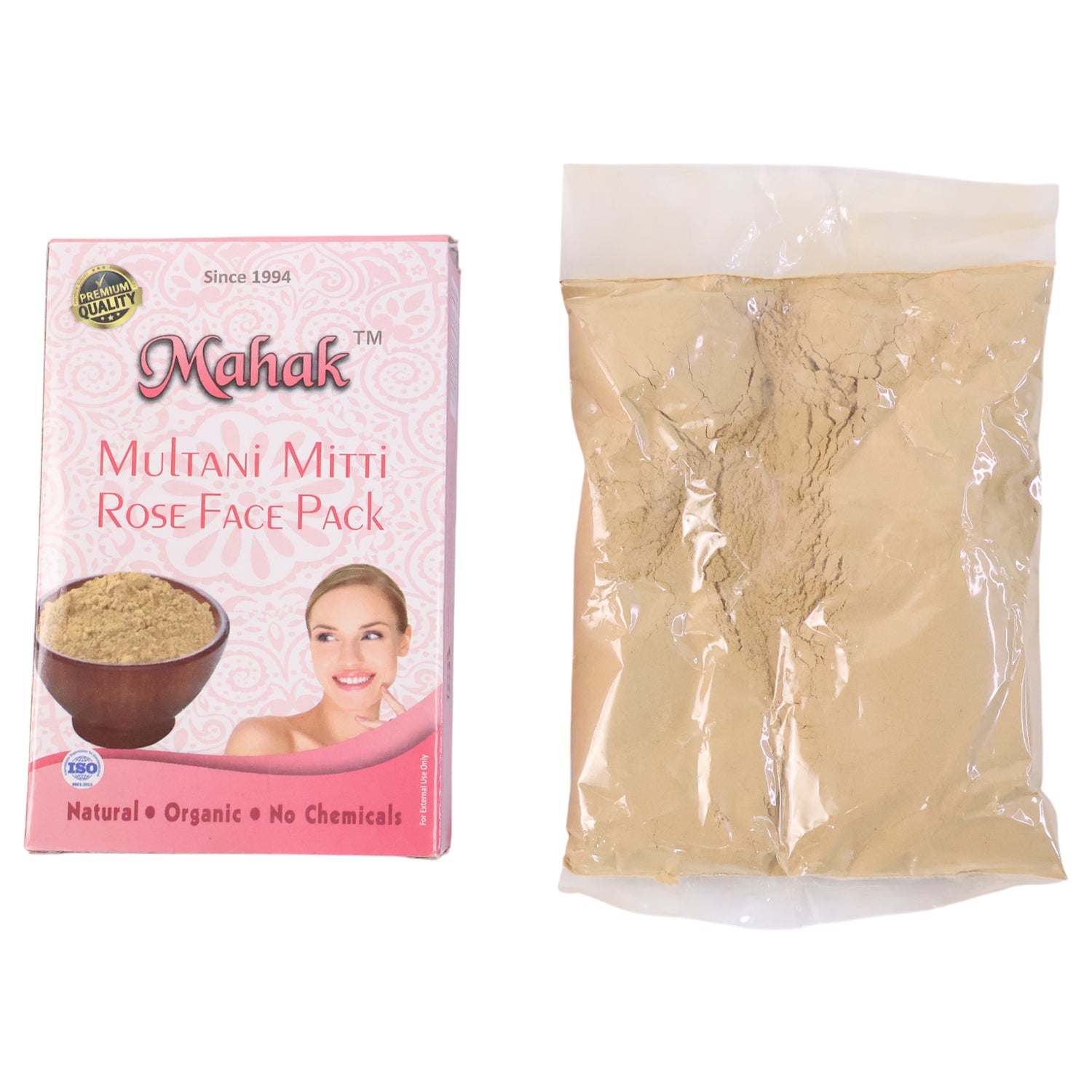 Herbal Multani Mitti  Rose Based Face Pack  80 Gm