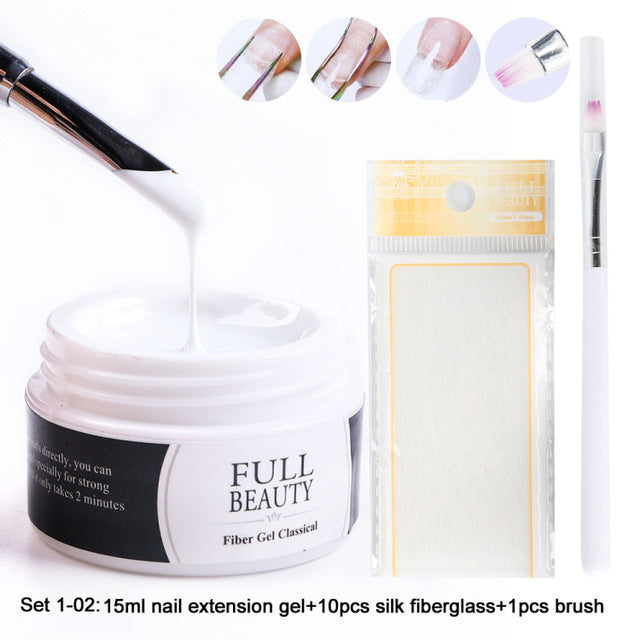 Full Beauty Nail Extension Kit Rapid Phototherapy Extension
