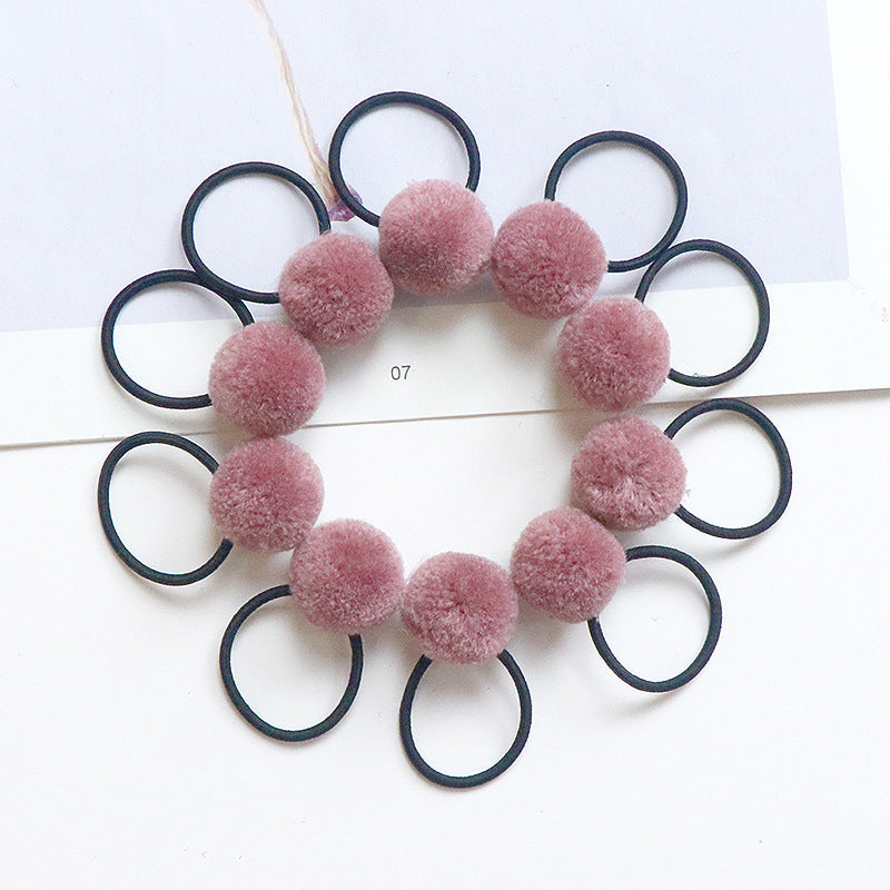 Children's Colored Hairball Headband