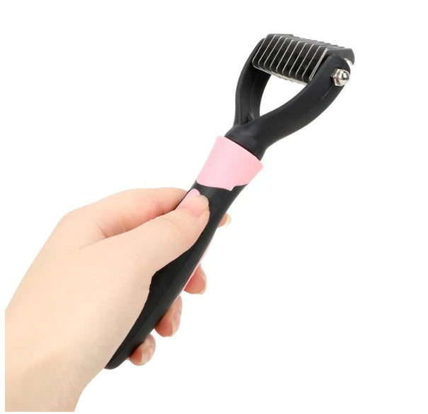 Stainless steel single knife head pet comb
