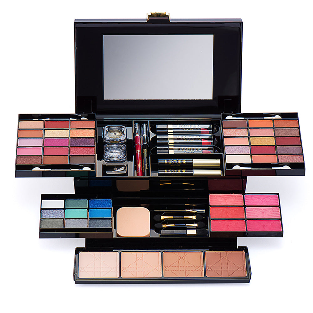 Missyoung Eye Shadow Lip Gloss Blush Concealer Makeup Set