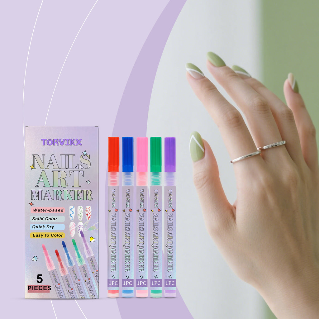 Torvikx Nail Graffiti Pen Is Easy To Use, Suitable For Many Occasions DIY