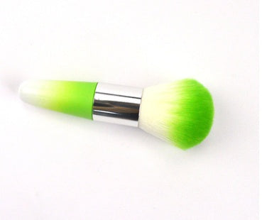 Naiqi spot wholesale blush brush plastic short rod PVC packaging makeup brush multicolor optional whitewash