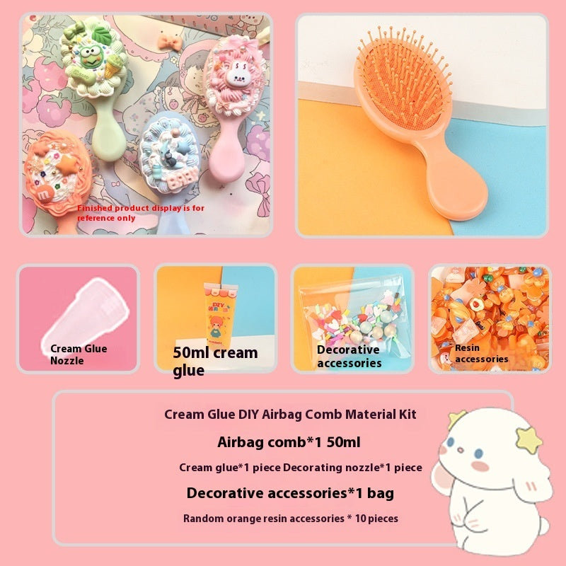 Cream Glue Comb Diy Material Package