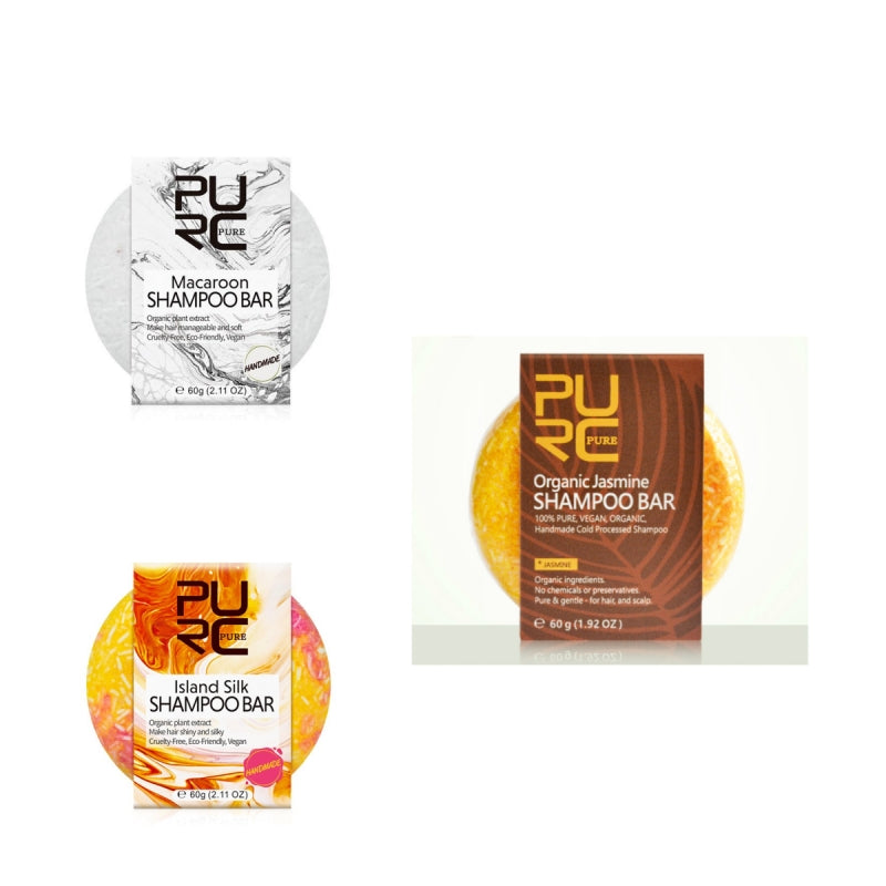 PURE Shampoo hand extracting hair care soap