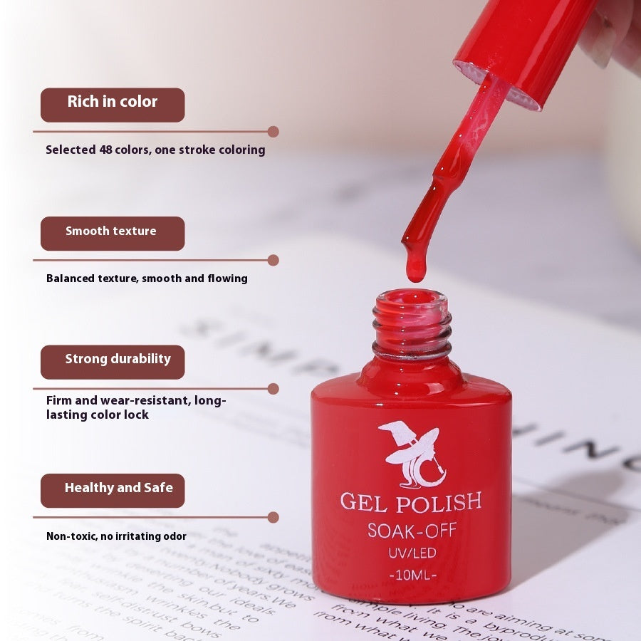 48 Color UV Phototherapy Plastic Gel Nail Polish Suit