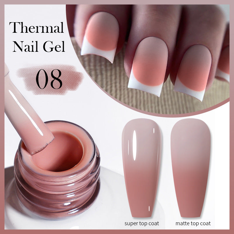 Thermal Nail Gel Simple Home Candy Gradient Color Change UV Polish