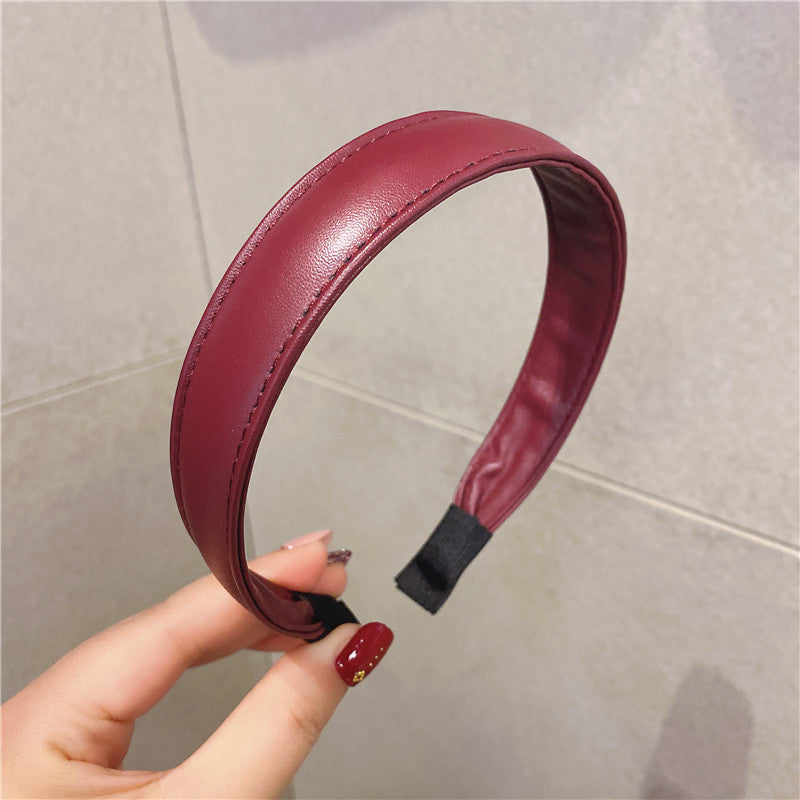 Simple And Versatile Leather Headband Hair Accessories