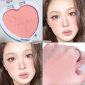 La mei la Monochrome Ice Cube Blush Ins Brightening Color Rendering Long-lasting Natural Delicate