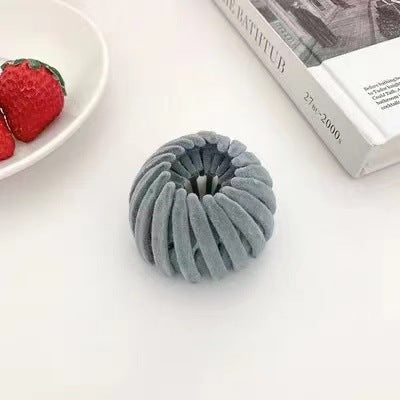 Maruko Hair Ornaments Bird's Nest Hair Tie Lazy Hairpin