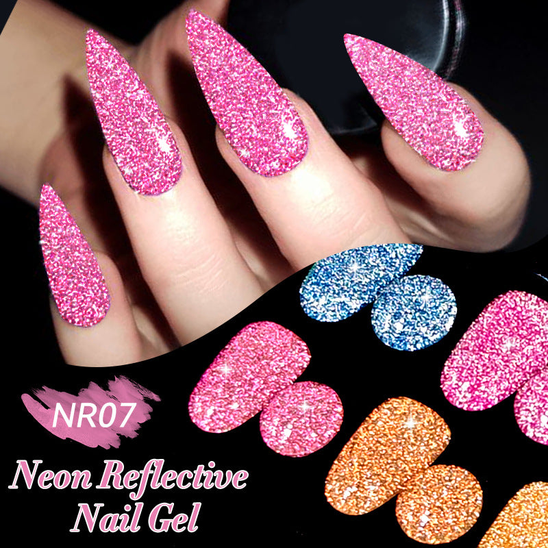 Lilycute Nail Art Fluorescent Crushed Diamond Gel Polish