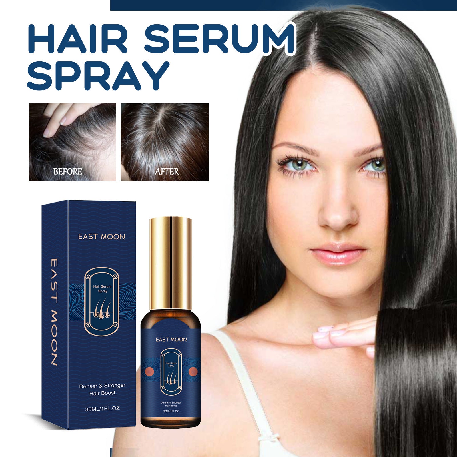 East Moon Hair Care Spray Moisturizes And Smoothes Hair