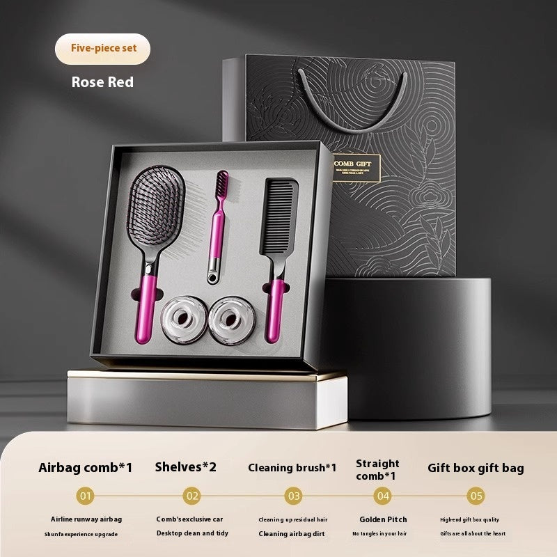Airbag Comb Gift Set Light Luxury And Simplicity Style Business Suit