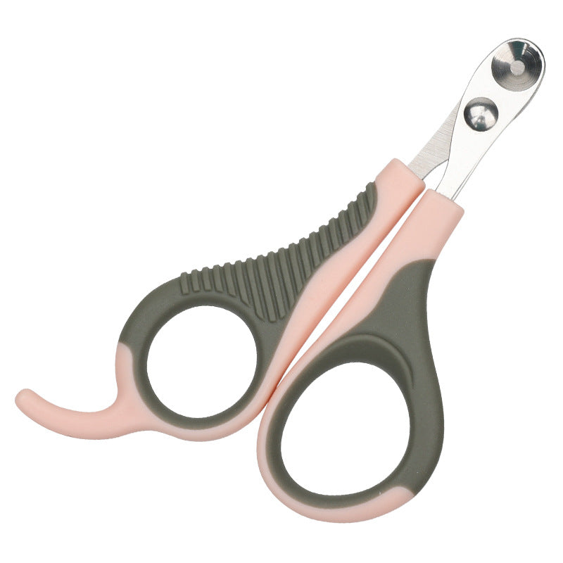 HistoTree Household Portable Plastic Round Hole Pet Nail Clipper