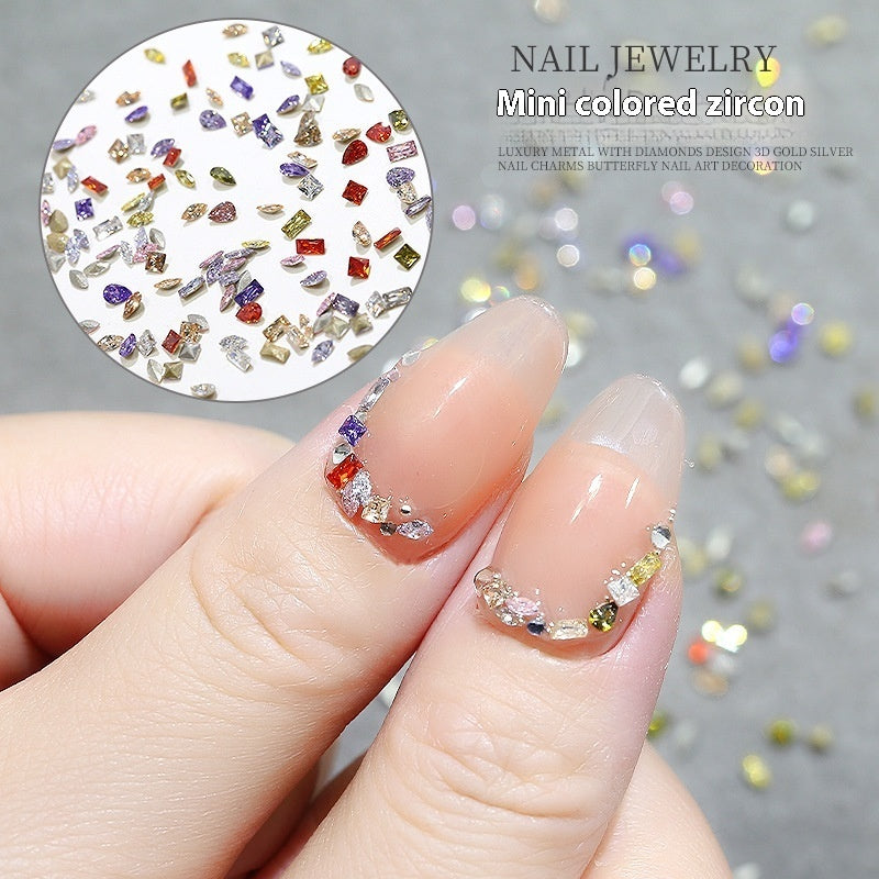 Mini Pointed Zircon Nail Ornament