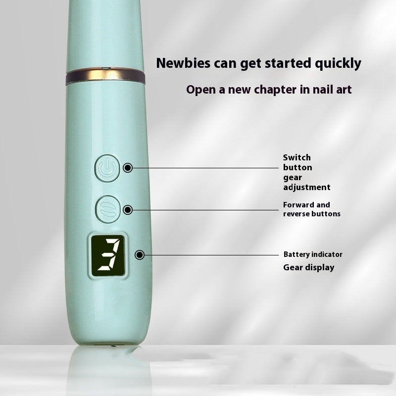 Portable Nail Polishing Machine Long Endurance Nail Piercing Device