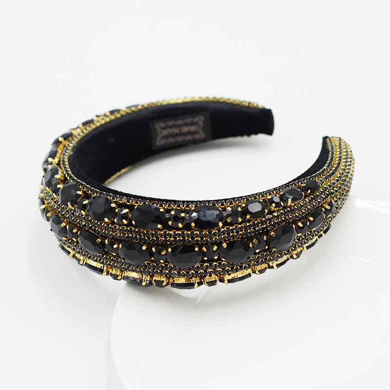 European and American Baroque headband