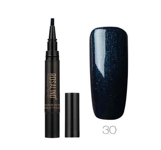 Rosalind 5ml Solid Color Nail Art Pen Nail Glue for Nail Art
