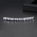 Square Zircon Gang Drill Women's Bobby Edge Clip