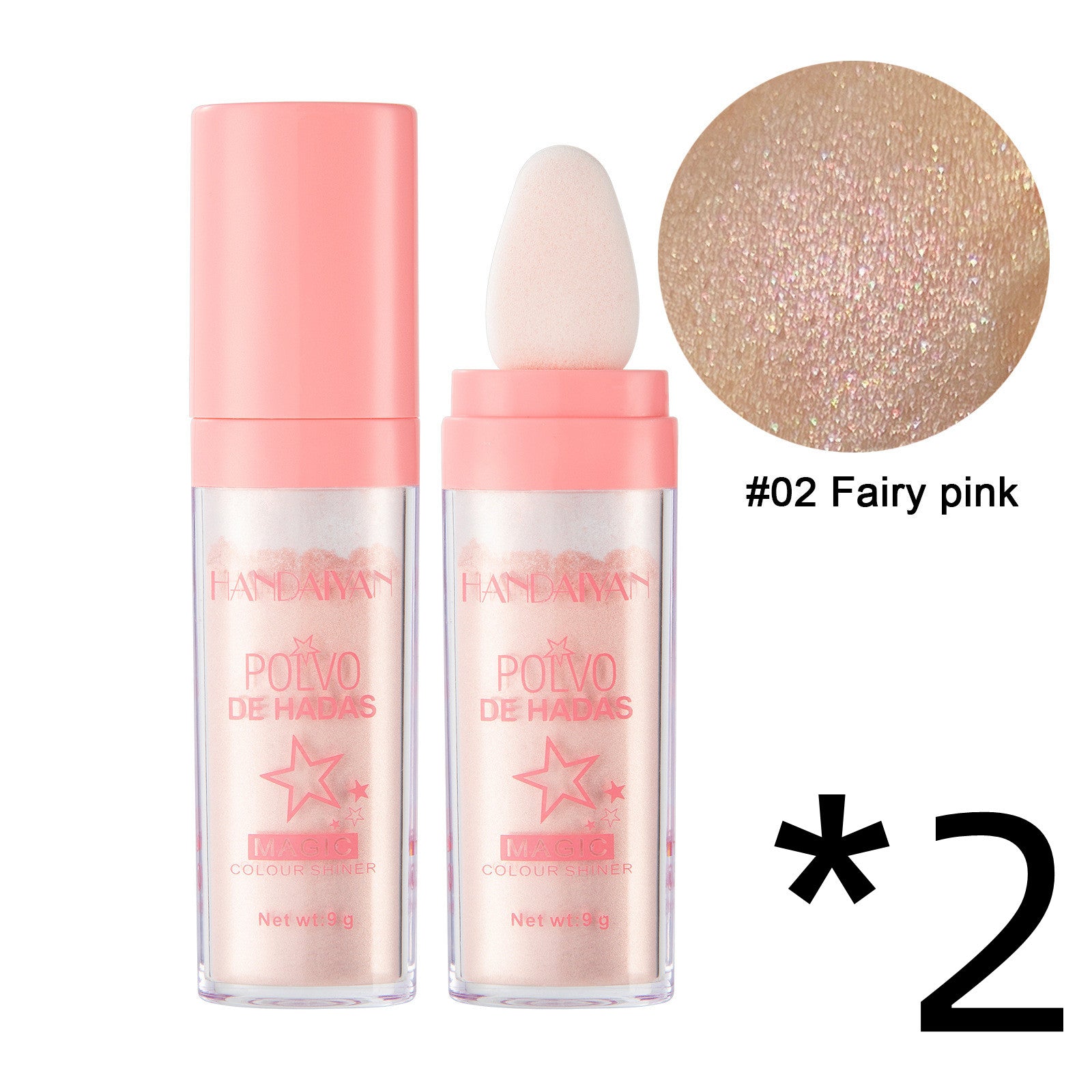 Handaiyan Fairy Highlight Pat Full Body Highlight Brightening Natural Three-dimensional Repair Blush Cross-border Makeup Supply
