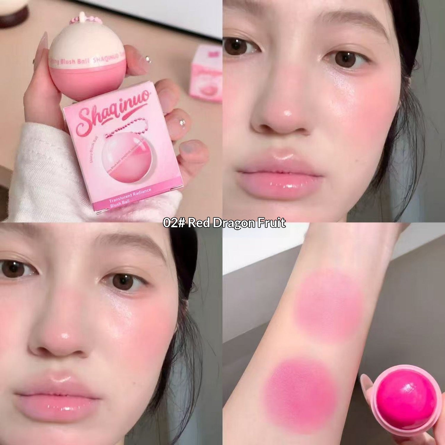 Shaqinuo Sheer Luminous Blush Spheres For A No-makeup Makeup Look