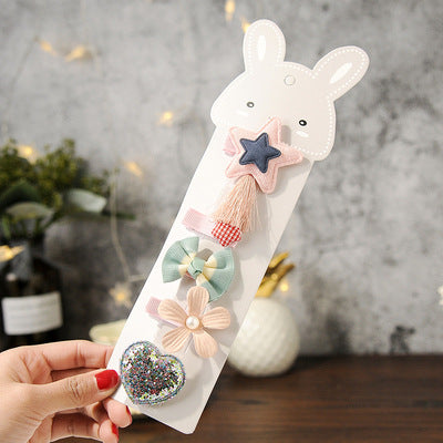 Children's small hairpin crown tiara hair accessories set