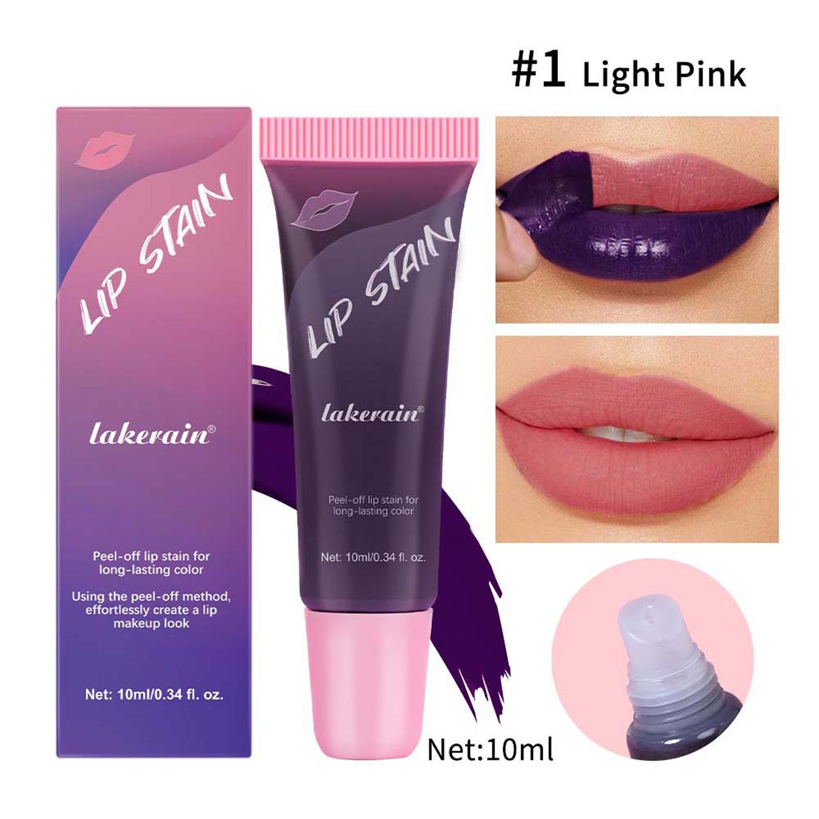 Hose Tear And Pull Lip Gloss Matte Finish Easy To Color