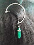 Moon hexagonal hairpin