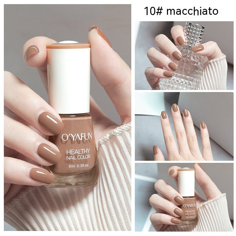 O'YAFUN Nail Polish New Water-based Long-lasting Quick-drying Transparent