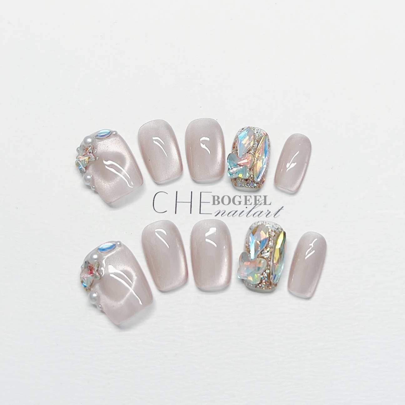 Chenailart Bogeel High-grade Finished Product Fake Nails