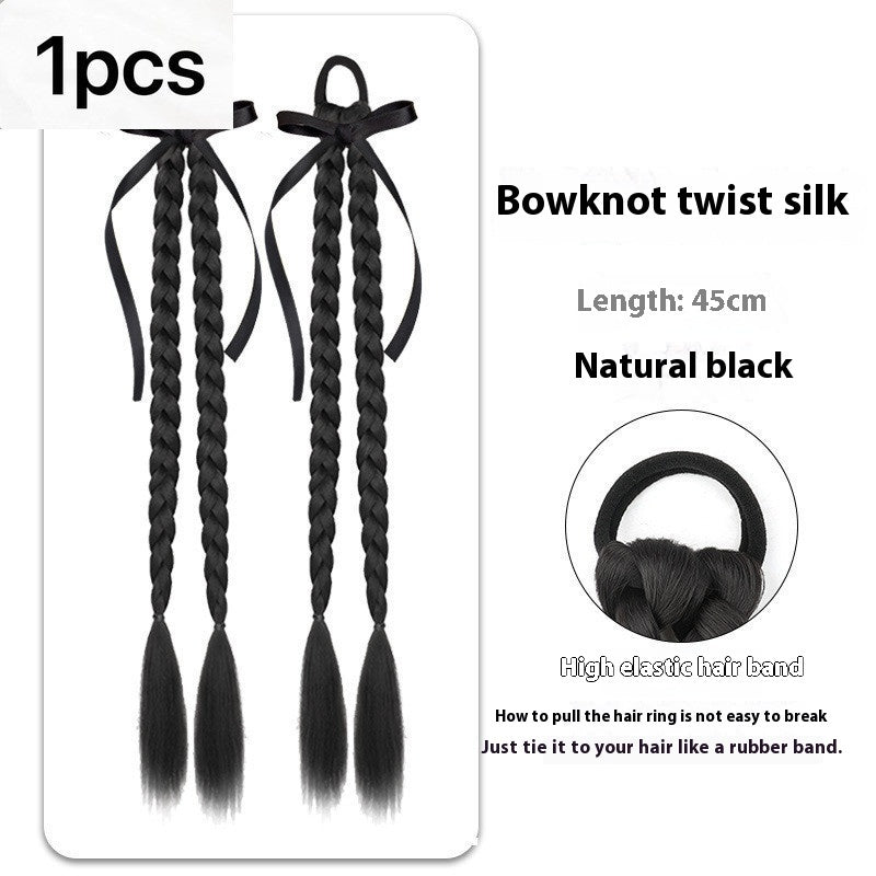 Kick Shuttlecock Fountain High Ponytail Grip Female Hair Volume