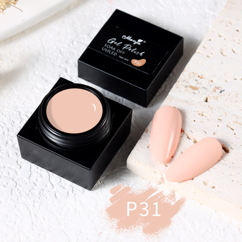 Monya Tulip Cream UV Polish Painted Light